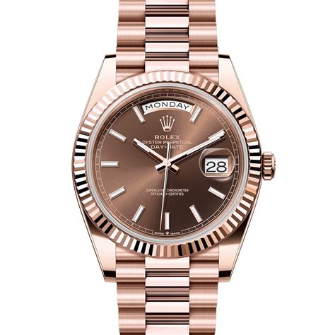 rolex borwn face|Rolex 228235 price.